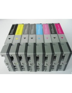 PACK 8 TINTAS T603 serie Epson STYLUS PRO 7880 STYLUS PRO 9880 cartuchos compatibles 