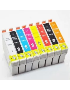 EPSON STYLUS PHOTO R1900 pack 8 tintas compatibles (1 por color)