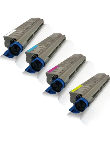 PACK 4 TONER OKI ES5460 MFP / ES2232 / ES2632 BK-C-M-Y toners compatibles