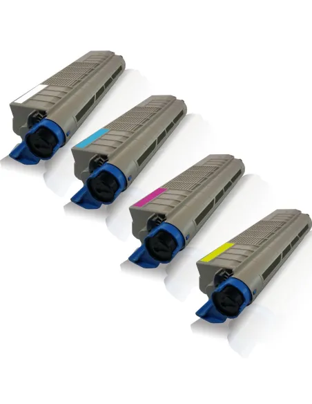 PACK 4 TONER OKI ES5460 MFP / ES2232 / ES2632 BK-C-M-Y toners compatibles
