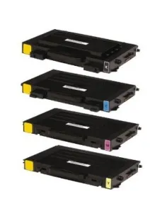 XEROX Phaser 6100 PACK 4 TONERS compatibles (BK-C-M-Y)