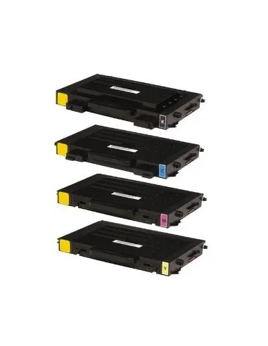 XEROX Phaser 6100 PACK 4 TONERS compatibles (BK-C-M-Y)