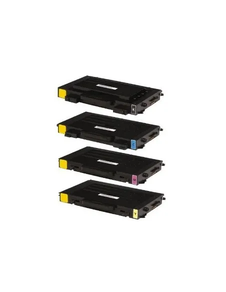 XEROX Phaser 6100 PACK 4 TONERS compatibles (BK-C-M-Y)
