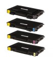 XEROX Phaser 6100 PACK 4 TONERS compatibles (BK-C-M-Y)