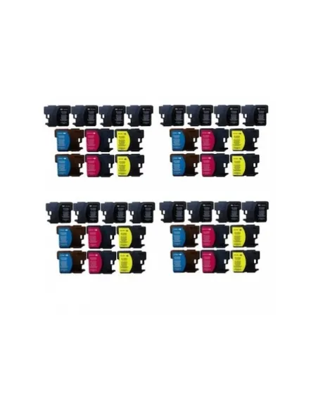 LC970/LC1000 BROTHER PACK 40 CARTUCHOS COMPATIBLES BROTHER LC970 LC1000 