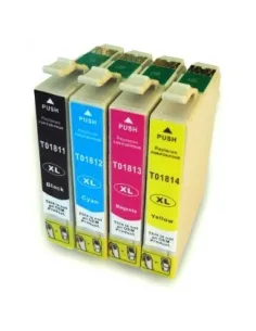 T1811/2/3/4 EPSON Pack tintas comp. T1811/2/3/4  / 18XL  : XP-102 , XP-202 , XP-205 , XP-30 , XP-302 , XP-305 , XP-402 , XP-405