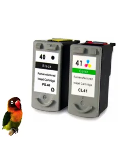Canon PG40 negro+ CL41 color pack tintas compatibles 2