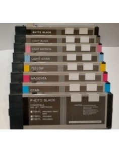 PACK 8 TINTAS EPSON STYLUS PRO 4000 / PRO 7600 / PRO 9600 compatibles