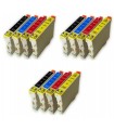 Epson T0611-T0612-T0613-T0614 pack 12 cartuchos compatibles Epson