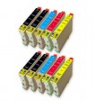 Epson T0551+T0552+T0553+T0554 pack 10 tintas compatibles