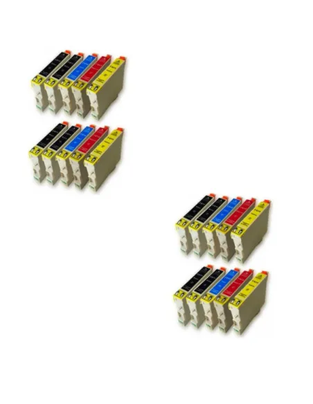 Epson T0611-T0612-T0613-T0614 pack 20 cartuchos compatibles