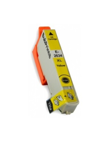T2634 EPSON AMARILLO cartucho Amarillo Compatible con Epson T2634  26XL