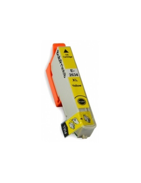 T2634 EPSON AMARILLO cartucho Amarillo Compatible con Epson T2634  26XL