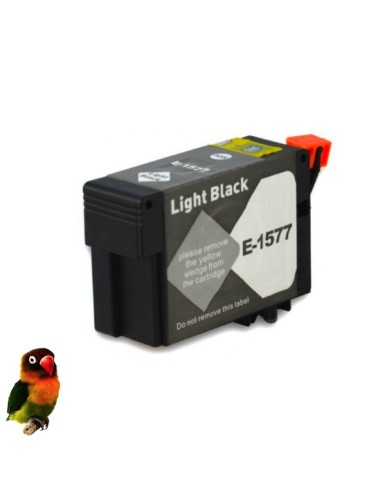 T1577 tinta compatible NEGRO LIGHT para Epson Stylus Photo R3000