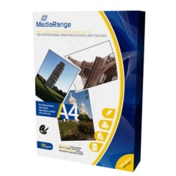 MediaRange Papel Foto Din A4 Alto Brillo Pack 100 uds 135grs/m2