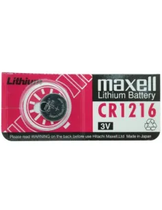 PILAS LITIO MAXELL CR1216 PACK 5 UNIDADES