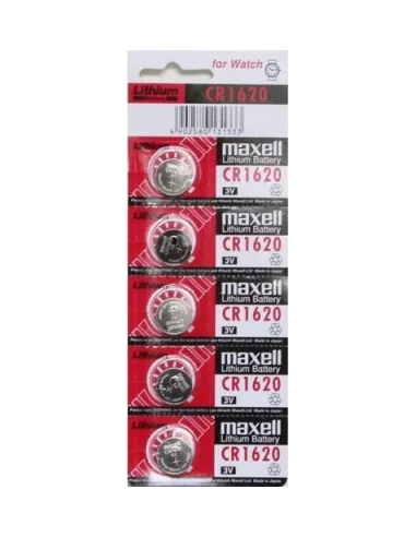 MAXELL CR1620 PACK 5 PILAS
