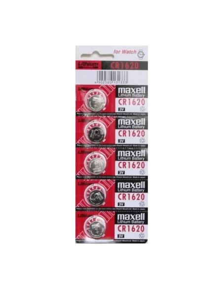 MAXELL CR1620 PACK 5 PILAS