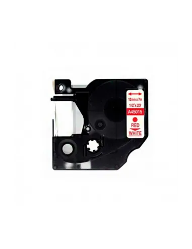 DYMO 45015 ROJO / BLANCO CINTA ROTULADORA GENERICA S0720550