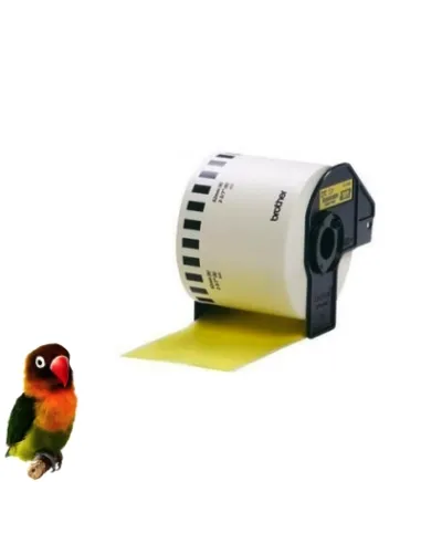 BROTHER DK44605 AMARILLA CINTA CONTINUA DE PAPEL TERMICO COMPATIBLE DK-44605