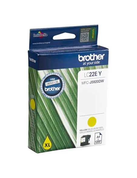 LC22EY Brother amarillo tinta original MFC-J5920DW	