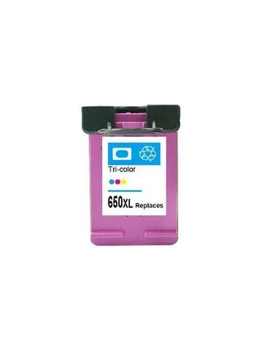 HP 650XL COLOR CARTUCHO DE TINTA COMPATIBLE CZ102AE	