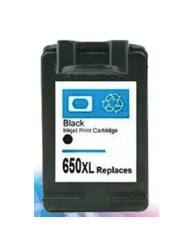 HP 650XL Cartucho de tinta Negro compatible con HP Deskjet Ink Advantage 1015 / 1515 / 2515	