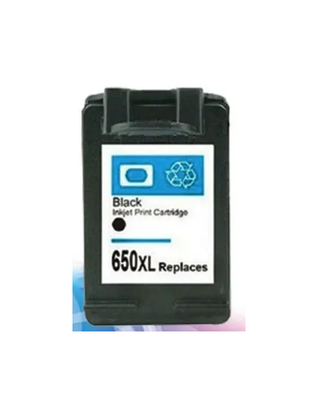 HP 650XL Cartucho de tinta Negro compatible con HP Deskjet Ink Advantage 1015 / 1515 / 2515	