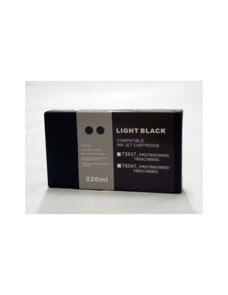 EPSON T5637 NEGRO LIGHT tinta compatible Stylus Pro 7800 / Stylus Pro 9800	