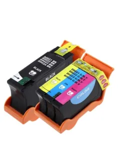 DELL Y498D / X739N / X737N NEGRO + COLOR Tinta compatible Dell V313 / V515 w / / V715 w