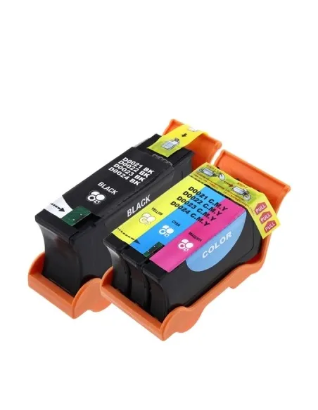 DELL Y498D / X739N / X737N NEGRO + COLOR Tinta compatible Dell V313 / V515 w / / V715 w