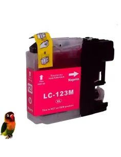 cartucho compatible Magenta LC123M CON CHIP