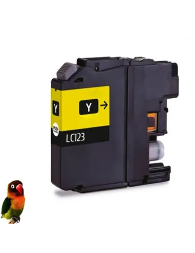 LC123Y BROTHER AMARILLO cartucho compatible amarillo Brother LC123Y CON CHIP
