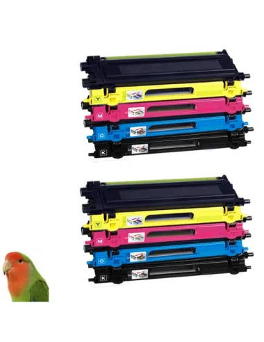 TN230 BROTHER  pack 8 tóners compatibles Brother TN230 B 