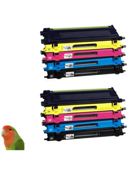 TN230 BROTHER  pack 8 tóners compatibles Brother TN230 B 