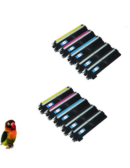 TN230 BROTHER  pack 5 tóners compatibles Brother TN230 B 