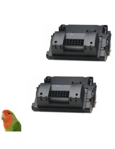 pack 2 toners HP CC364X NEGRO Nº64X PARA LASERJET P4015 P4515 (25000 PÁG.) compatibles