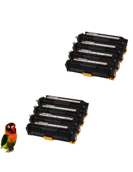 HP CC530A/1/2/3 HP 304A PACK 8 toner compatibles HP CM2320 CM2720 CP2020 CP2025