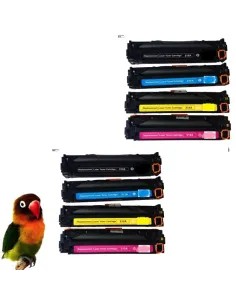 HP CF210X/1/2/3A PACK 8 toner compatibles HP Laserjet COLOR Pro 200 M251 M276