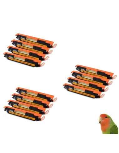 HP CF350 - CF351 - CF352- CF353 pack 4 tóners compatibles 