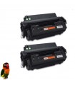 Pack 2 HP Q2610A / HP 10A toner compatible HP Laserjet 2300