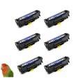 Pack 6 HP Q2612A/HP 12A toner compatible HP Laserjet 1010/1015/1018/1020/1022