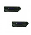 2 HP Q2612X /12X toner compatible Laserjet 1010/1015/1018/1020/1022  ALTA C.
