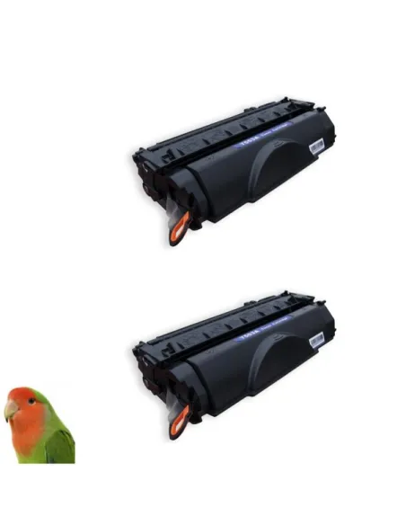 pack 2 toner Premium compatible alta calidad negro hp 53a (q7553a)