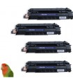 PACK 4 HP Q5949A / HP 49A toner compatibles HP Laserjet 1160/1320/3390/3392
