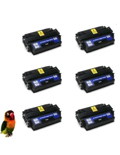 pack 6 Toner para HP Q7553X Negro Capacidad para LaserJet P2015 (7000 pag) COMPATIBLE