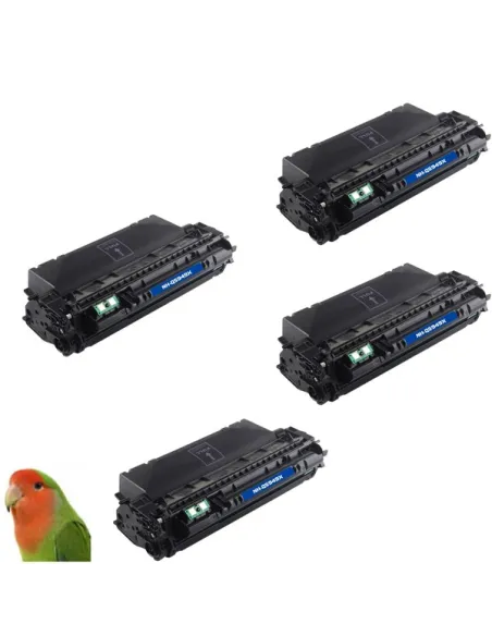 pack 4 Toner HP 49x Q5949X N49x Negro COMPATIBLE para HP LaserJet 1320 3390 3392﻿