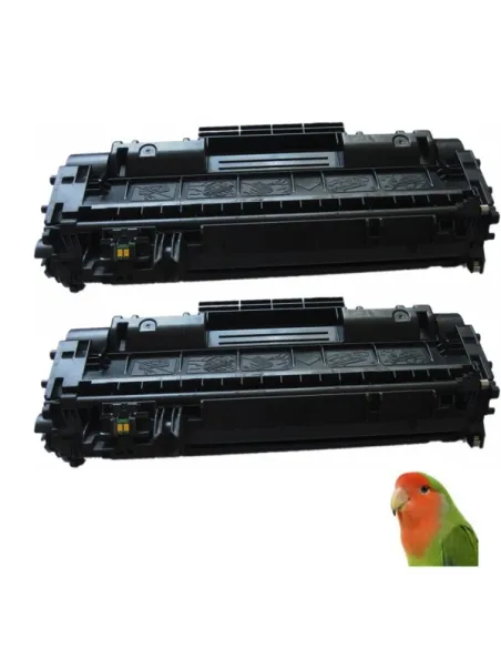 HP CE505A / 05A  pack 2 TONER  HP CE505A / 05A COMPATIBLE