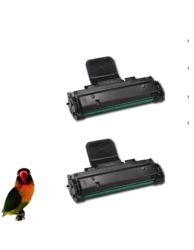 ML1610/ML2010 SAMSUNG pack 2 tóner compatible SAMSUNG ML-1610/ML-2010/SCX-4521/DELL1100/1110 3000C.