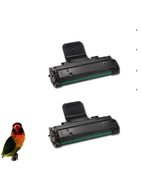 ML1610/ML2010 SAMSUNG pack 2 tóner compatible SAMSUNG ML-1610/ML-2010/SCX-4521/DELL1100/1110 3000C.